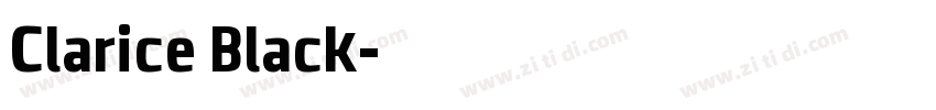 Clarice Black字体转换 Clarice Black字体转换